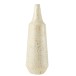 Vase bouteille mosaïque en papier crème 24x24x72 cm Vase bouteille mosaïque en papier crème 24x24x72 cm