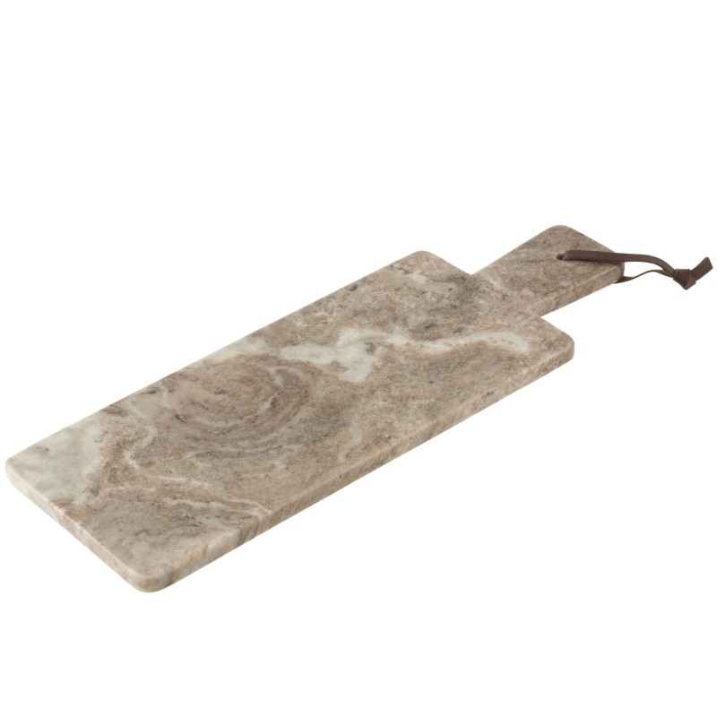 TABLA RECTANGULAR MARMOL GRIS/BEIS LARGE