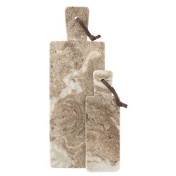 TABLA RECTANGULAR MARMOL GRIS/BEIS LARGE