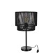 Lampe de table en métal noir 29.5x29.5x52.5 cm Lampe de table en métal noir 29.5x29.5x52.5 cm