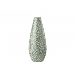 Vase en bois Azur 17x17x47 cm