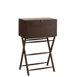 Secretaria de madera de mango en color marrón 70x35x108 cm