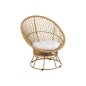 Fauteuil intérieur-extérieur en aluminium beige 88x92x100 cm Fauteuil intérieur-extérieur en aluminium beige 88x92x100 cm