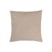 Coussin carré en velours beige 45x45cm Coussin carré en velours beige 45x45cm