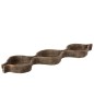 Plato de madera natural de 86x21x6 cm