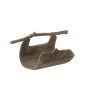 Décoration tronc en bois naturel 45x22x17 cm