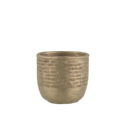 Vaso di fiori e ciment vert 18x18x16 cm