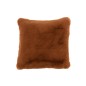 Cuscino quadrato in poliestere marrone 45x45cm Cuscino quadrato in poliestere marrone 45x45cm