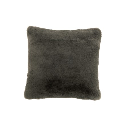 Cuscino quadrato in poliestere grigio 41x41cm