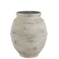Cache-pot ovale en céramique blanc 68x68x80 cm Cache-pot ovale en céramique blanc 68x68x80 cm