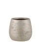Cache-pot en céramique argent 23x23x22 cm Cache-pot en céramique argent 23x23x22 cm