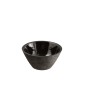 Bol de madera de mango negro de 23x23x12cm