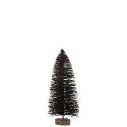 Sapin de Noël décoratif en plastique 17x17x40 cm