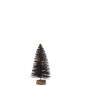 Sapin de Noël décoratif en plastique 17x17x31 cm