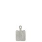 Planche à découper rectangulaire ave manche en bois de manguier gris L25cm