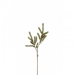 Branche de sapin en plastique vert 27x27x105 cm