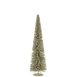 Sapin de noël en plastique vert 27x27x101 cm