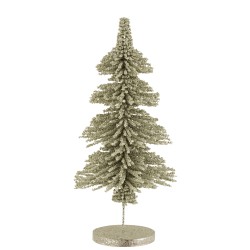 Sapin de noël en plastique vert 25x25x55 cm