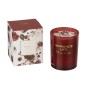 Bougie parfumée 70h en parafinne rouge 11x11x14 cm Bougie parfumée 70h en parafinne rouge 11x11x14 cm