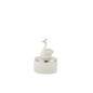Caja cisne de resina blanca 8x8x12 cm Caja cisne de resina blanca 8x8x12 cm
