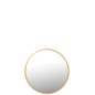 Espelho redondo em metal dourado 80x80x2 cm Espelho redondo em metal dourado 80x80x2 cm