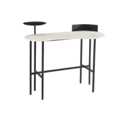 Consolle in marmo bianco 110x60x90 cm
