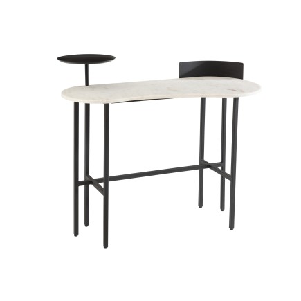 Consolle in marmo bianco 110x60x90 cm
