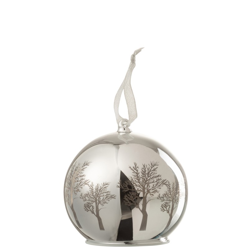 Boule de Noël en verre avec ange à l’intérieur