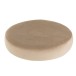 Coussin pour tabouret en textile beige 34x34x8 cm