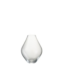 Vase en verre transparent 22x22x28 cm
