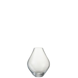 Vase en verre transparent 19x19x24 cm