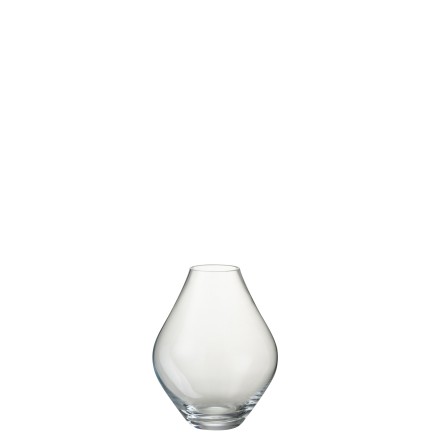 Vase en verre transparent 19x19x24 cm