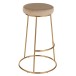 Coussin pour tabouret en textile beige 34x34x8 cm