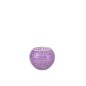 Portavelas de vidrio morado 15x15x12 cm