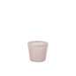 Portavelas de vidrio rosa 13.5x13.5x12 cm Portavelas de vidrio rosa 13.5x13.5x12 cm
