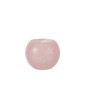 PHOTOPHORE MOSAIQUES ROND VERRE ROSE LARGE