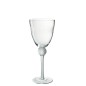 Vaso de vino con grabado en vidrio transparente H22.5cm