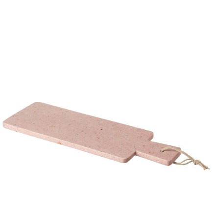 PLANCHE RECTANGULAIRE TERRAZZO ROSE LARGE