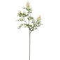 Ramas de pequeñas bayas con hojas de plástico blanco 36x11x129 cm