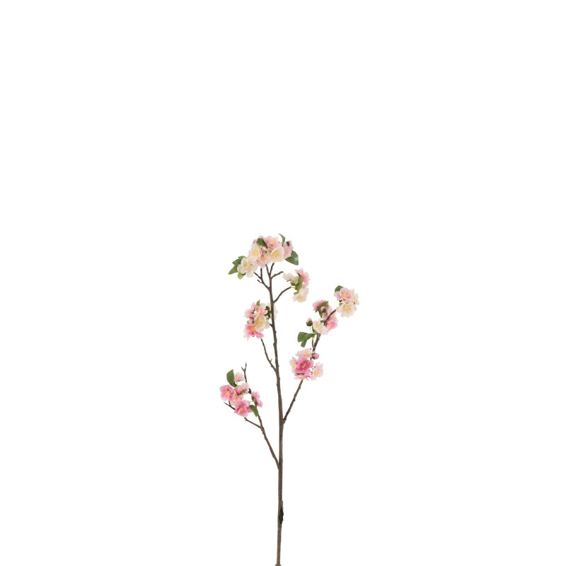 Branche en fleurs en textile rose 22x5x85 cm Branche en fleurs en textile rose 22x5x85 cm