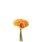 Bouquet de 7 roses en plastique orange 20x20x25 cm Bouquet de 7 roses en plastique orange 20x20x25 cm