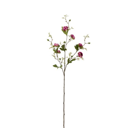 PIVOINE BRANCHE 3 PARTIES PLASTIQUE MAUVE
