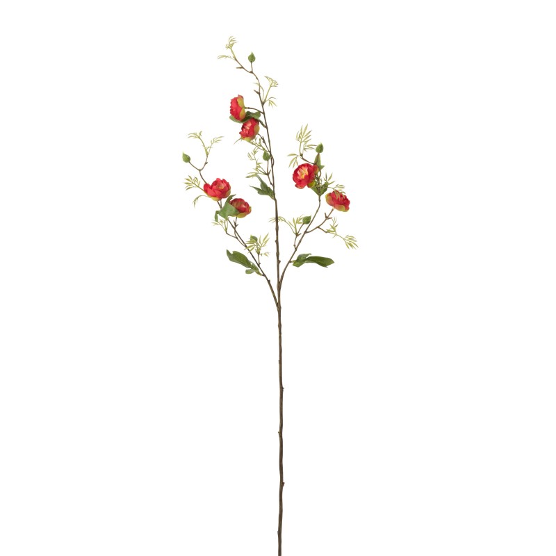 Branche de pivoine en plastique fuchsia 21x7x96 cm Branche de pivoine en plastique fuchsia 21x7x96 cm