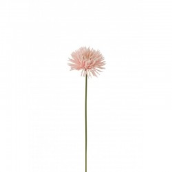 Décoration florale en plastique en plastique rose 10x9x58 cm