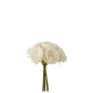 Décoration florale en plastique en plastique blanc 20x20x25 cm Décoration florale en plastique en plastique blanc 20x20x25 cm