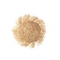 Cuscino rotondo in rattan e rafia naturale D45cm - Cuscino per esterni Cuscino rotondo in rattan e rafia naturale D45cm - Cuscino per esterni