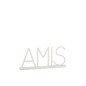Mot amis en métal blanc 48x21cm