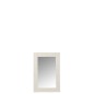 Espejo rectangular de resina blanco 41.5x4.3x61.5 cm