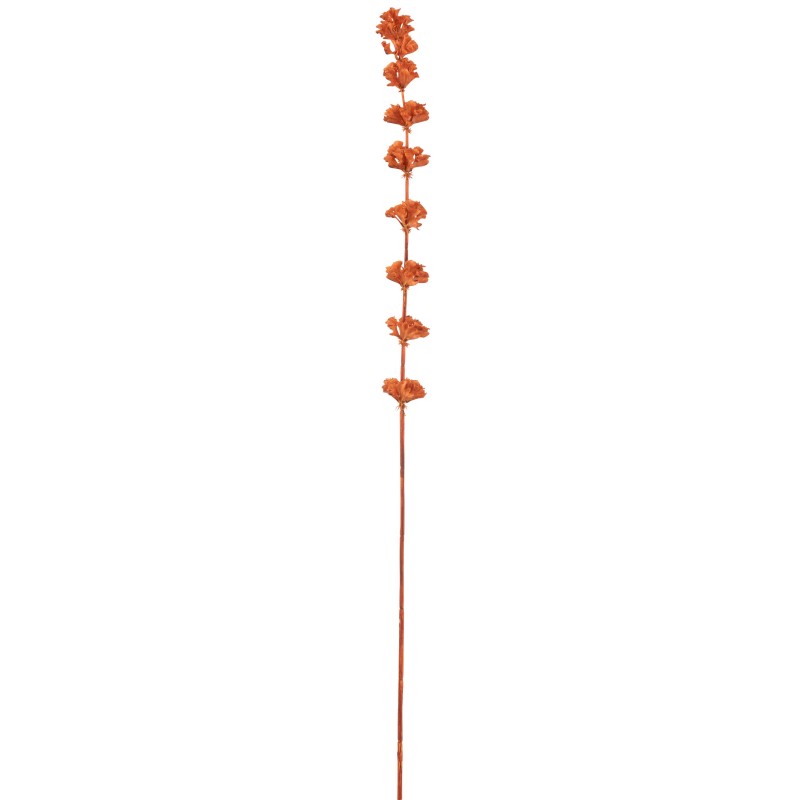 Plante décorative en plastique orangée en plastique orange 5x5x100 cm