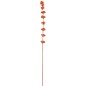 Plante décorative en plastique orangée en plastique orange 5x5x100 cm Plante décorative en plastique orangée en plastique orange 5x5x100 cm